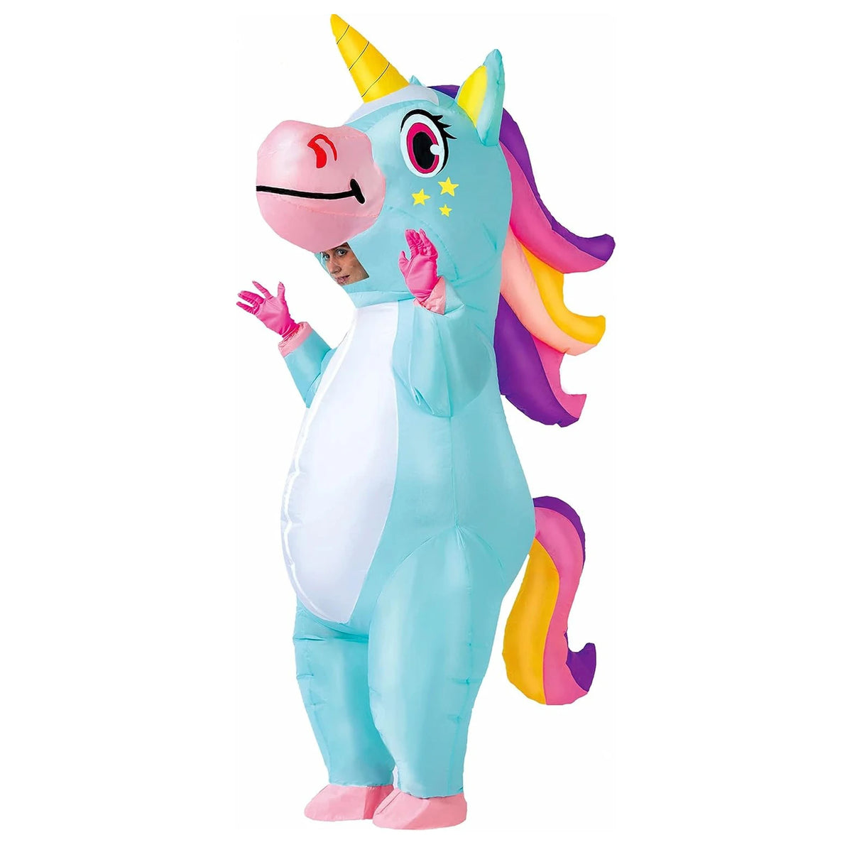 Déguisement licorne gonflable – adulte – visuel 6