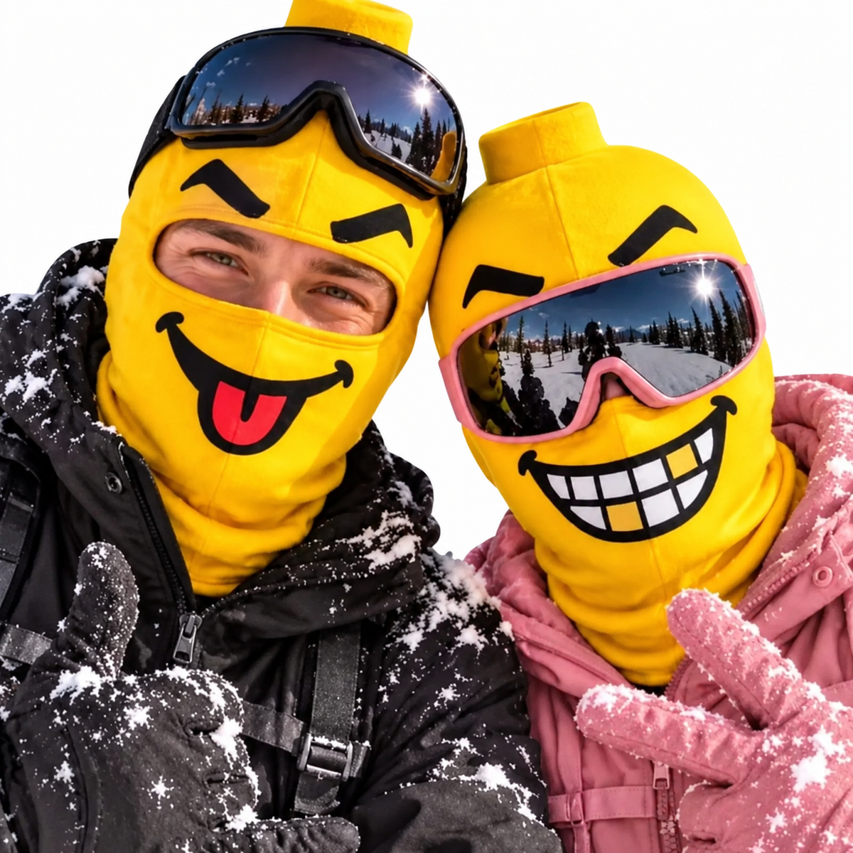 Cagoule imprimée à visage amusant – adulte – vue 6