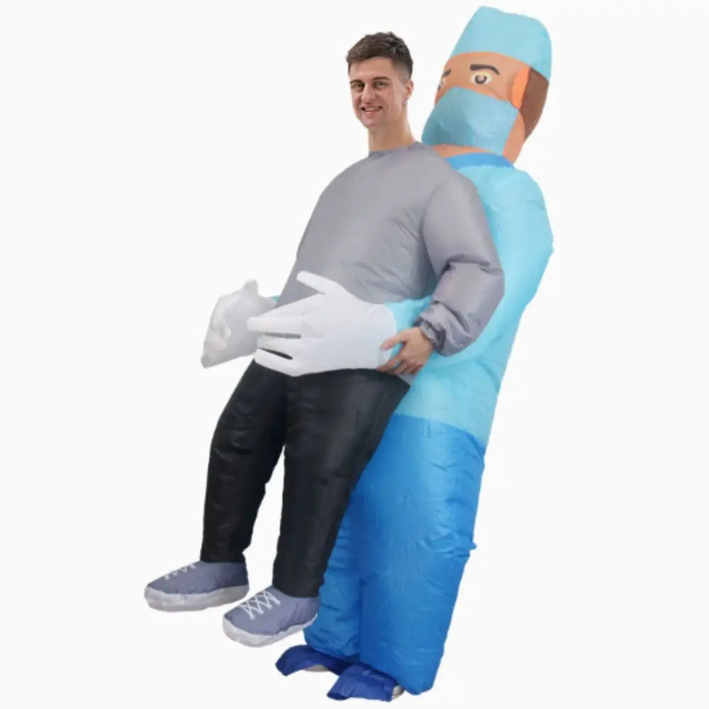 Déguisement gonflable porté par un chirurgien – adulte