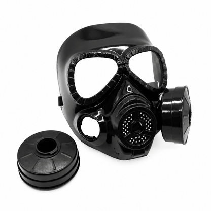 Masque tactique noir M04 de déguisement – vue 1
