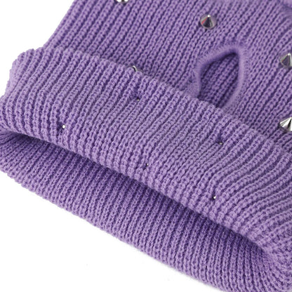 Cagoule à trois ouvertures et rivets – adulte – vue 2