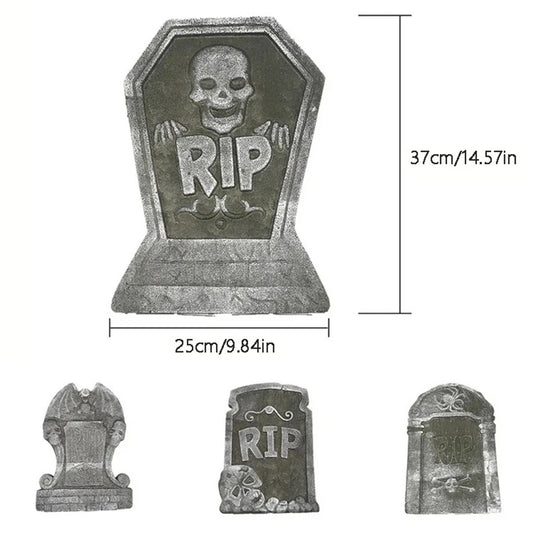 Pierres tombales décoratives Halloween – lot de 4 – vue 5