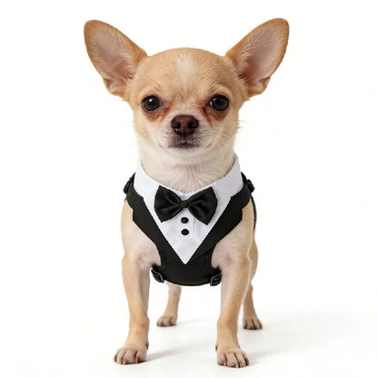 Gilet de cérémonie à nœud papillon pour chien — vue 4