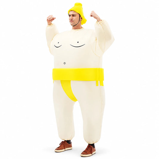 Déguisement de sumo gonflable – enfant et adulte — photo sur fond blanc