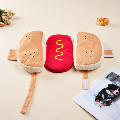 Déguisement de hot-dog pour chien et chat