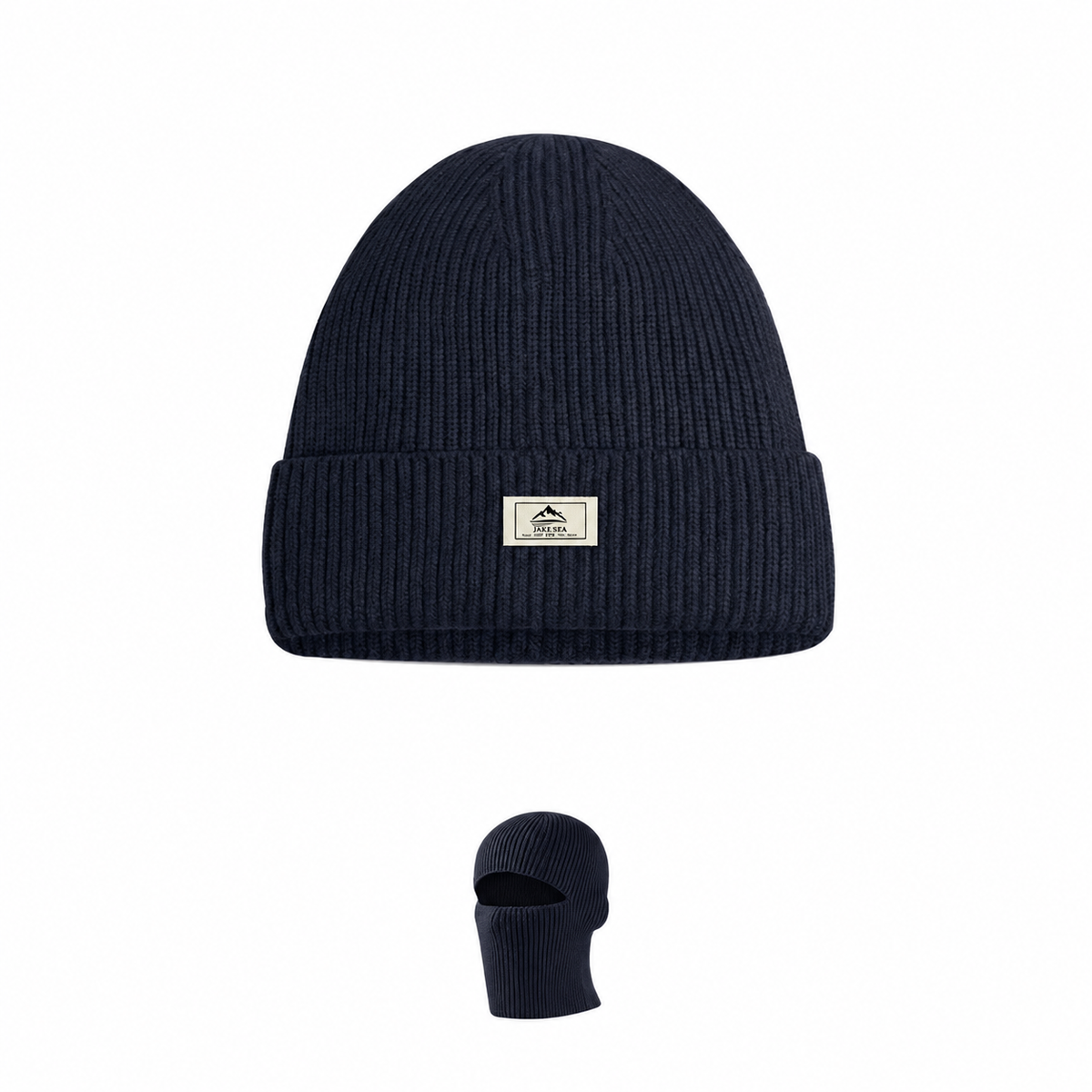 Bonnet cagoule en maille 2 en 1 – vue 3