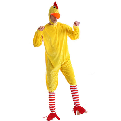 Déguisement de poulet jaune – adulte – visuel 2