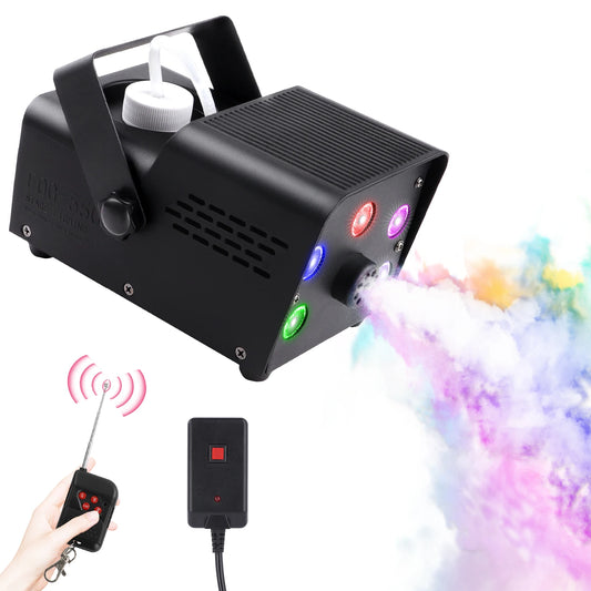 Machine à fumée 500 W avec lumières RVB