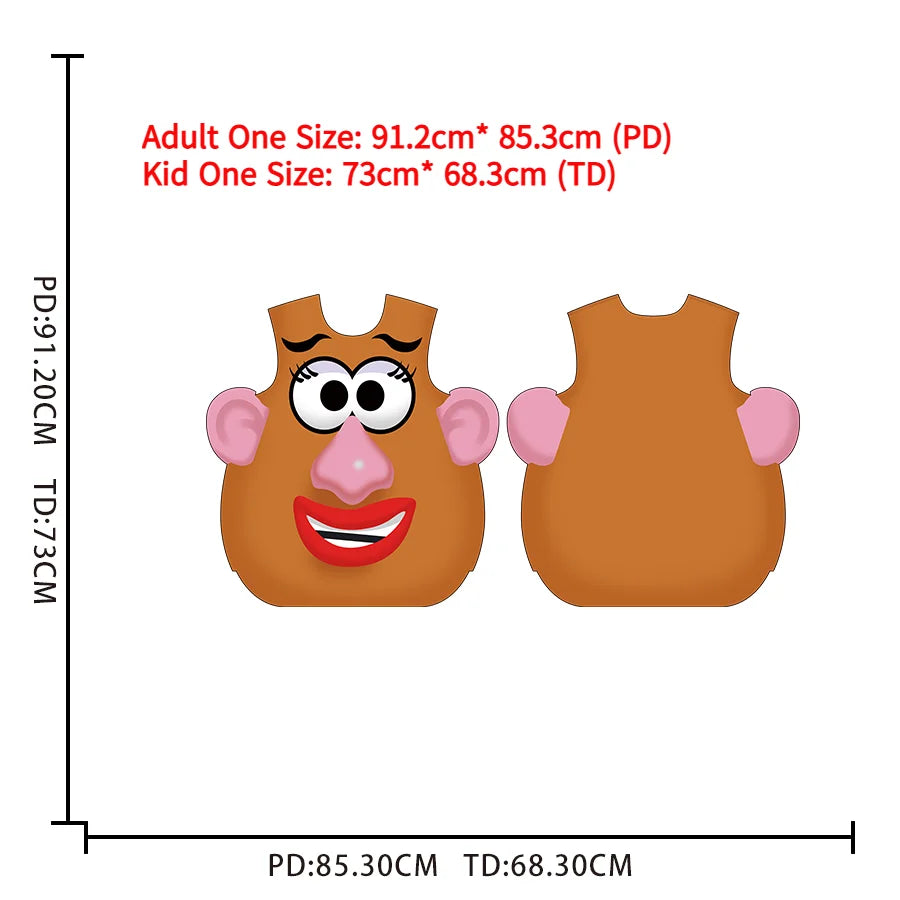 Déguisement de pomme de terre – enfant et adulte – visuel 6