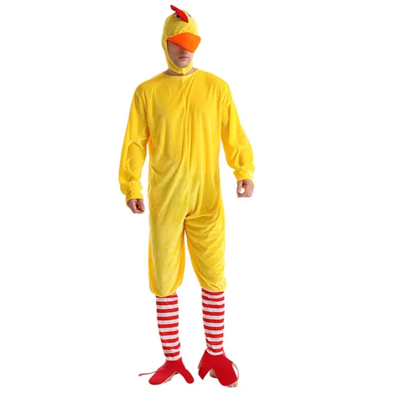Déguisement de poulet jaune – adulte – visuel 5