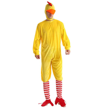 Déguisement de poulet jaune – adulte – visuel 5