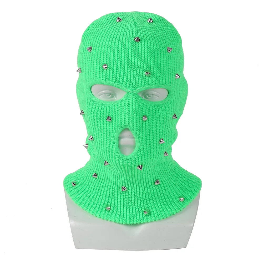 Cagoule à trois ouvertures et rivets – adulte – vue 5