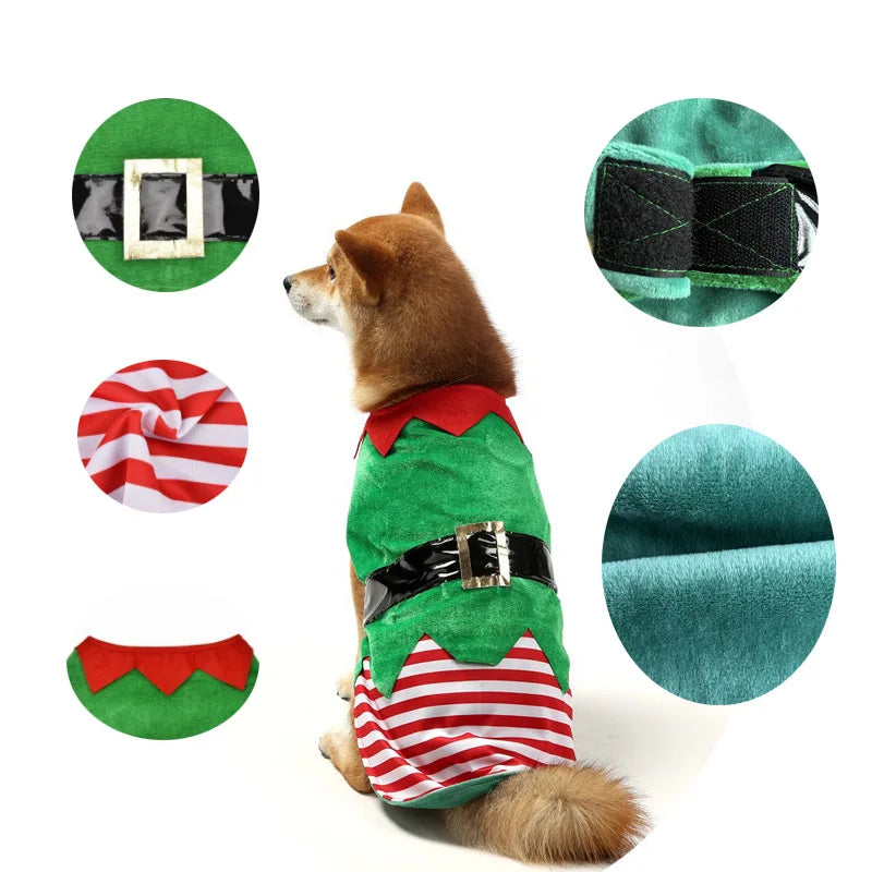 Déguisement lutin de Noël pour chien et chat — vue 5