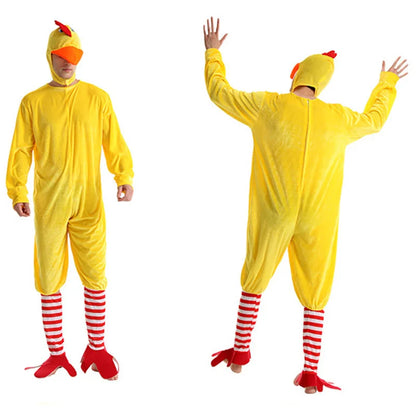 Déguisement de poulet jaune – adulte