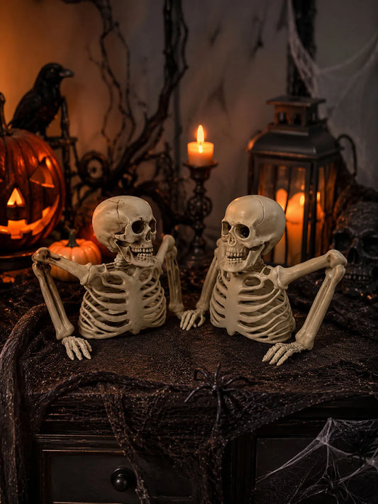Demi-squelette décoratif pour Halloween