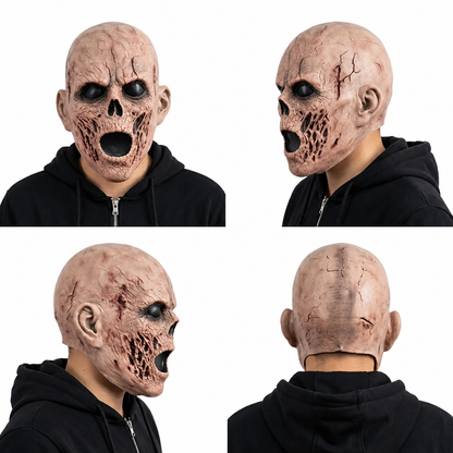 Masque de zombie en latex – adulte – vue 2