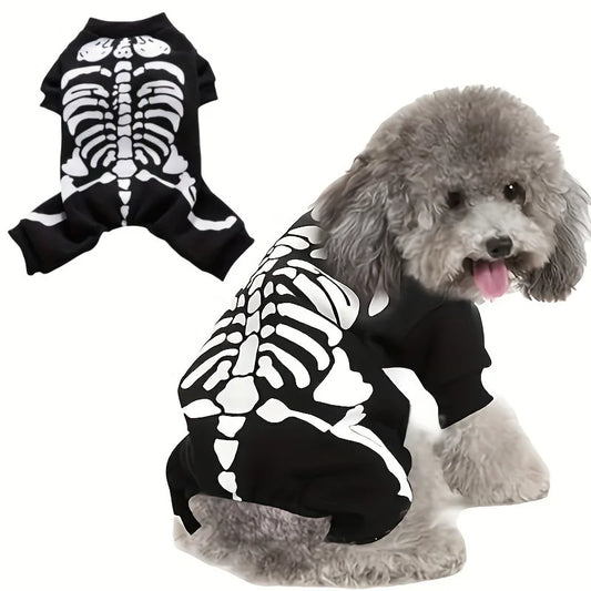Combinaison squelette pour chien et chat