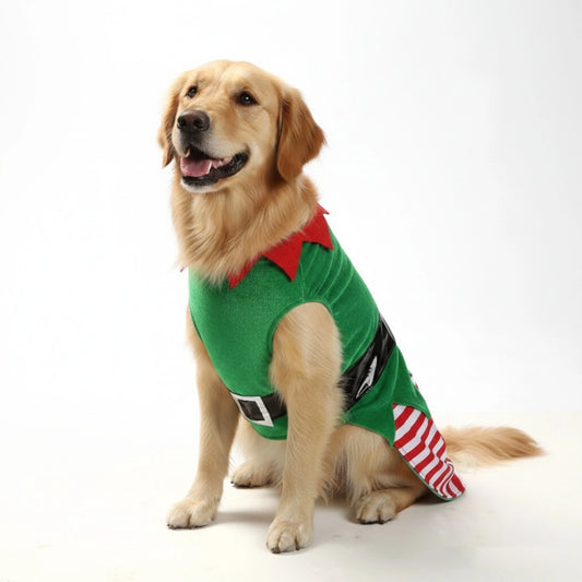 Déguisement lutin de Noël pour chien et chat