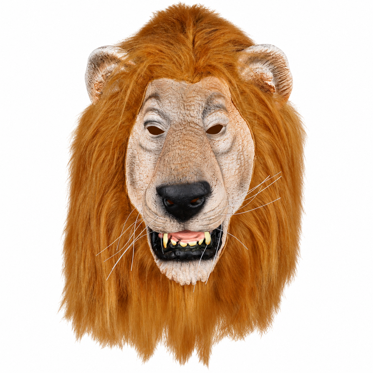 Masque de lion à crinière brune – adulte – vue 1