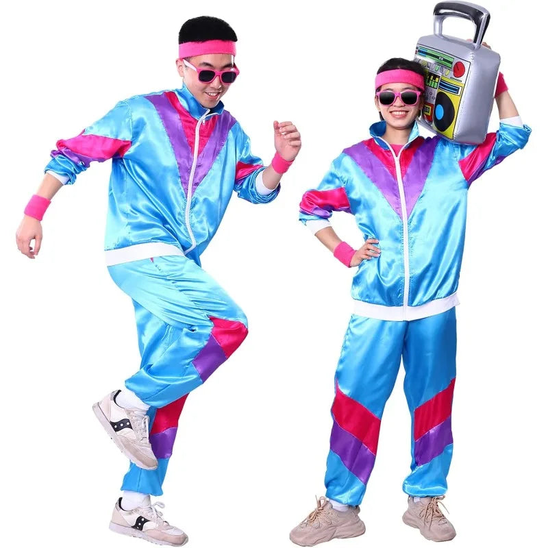 Survêtement rétro multicolore – adulte
