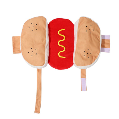 Déguisement de hot-dog pour chien et chat